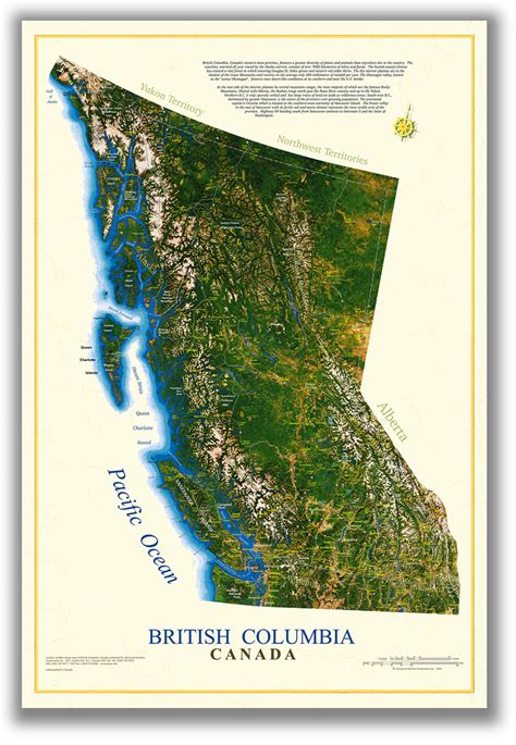 Map Of British Columbia Overview Mapregions Worldofma
