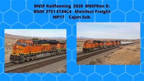 3751 Bnsfron D High Desert Railfanning Youtube
