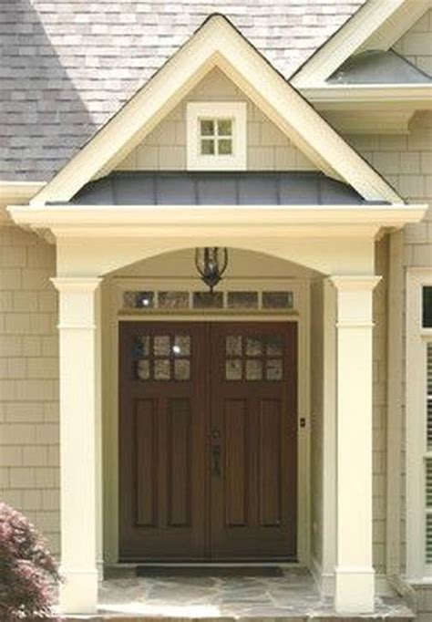Red double doors leading into the foyer with stairs going up to the second floor. 45 Classy Double Front Door Ideas For Amazing Home - Page ...