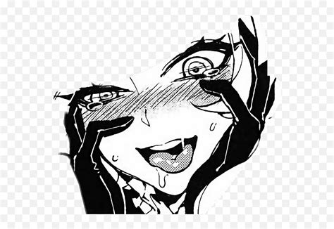 Ahegao Face Transparent Background Cartoon Faces Of Eyes And Mouth