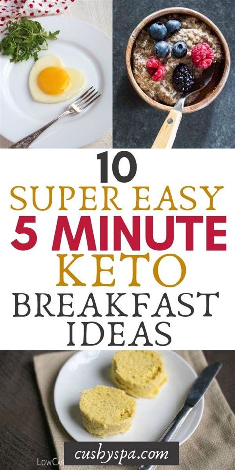 10 Easy 5 Minute Keto Breakfast Ideas Keto Breakfast Quick Keto