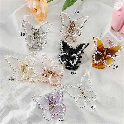butterfly claws resin butterfly hair clip cosmetic clip etsy