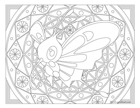 Beautifly coloring page from the bug pokemon coloring pages section of fun with pictures.com. #267 Beautifly Pokemon Coloring Page · Windingpathsart.com