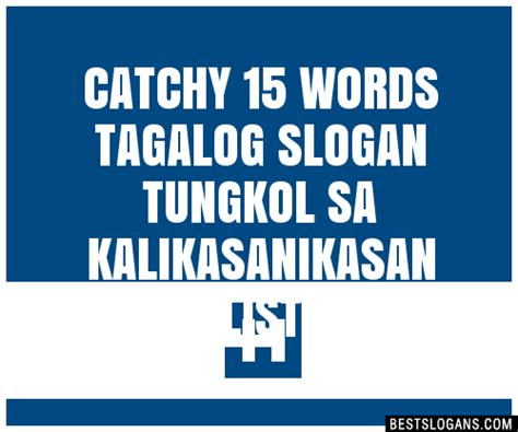 100 Catchy 15 Words Tagalog Tungkol Sa Kalikasanikasan Slogans 2024