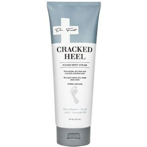 Dr Foot Cracked Heel Cream Cream For Cracked Heels Rough Spots And Dry Feet 8oz Tube