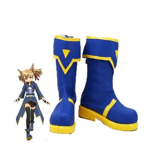 Sword Art Online Ⅱphantom Bullet Silica Keiko Ayano Cosplay Shoes Boots Any Size Cosplay Shop