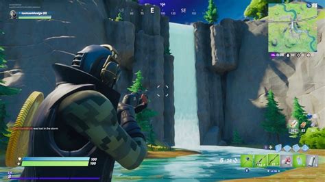 Fortnite How To Jump Off A Waterfallcliff And Survive Fortnite Battle