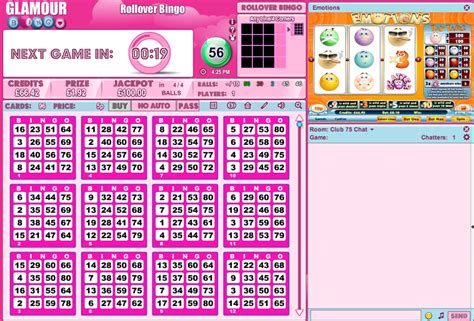 80 Ball Bingo Glamour Bingo Uks Best Bingo Site £10 Free No