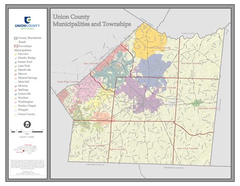 Standard Maps Union County Nc