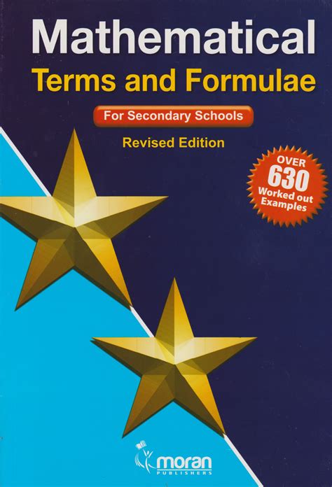 Mathematical Terms & Formulae Secondary | Text Book Centre