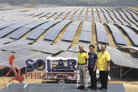 Aquino Inaugurates Batangas Solar Farm Inquirer News