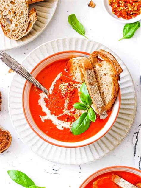 Homemade Tomato Soup With Canned Tomatoes Story The Picky Eater