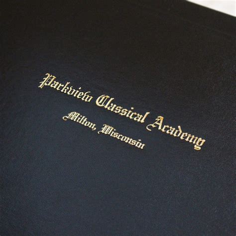 Custom Diploma Cover Embossed With Your Text