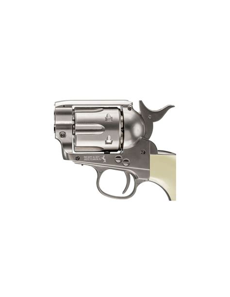 Revolver Colt Peacemaker Saa Nickel Co De Postas Calibre Mm 121422