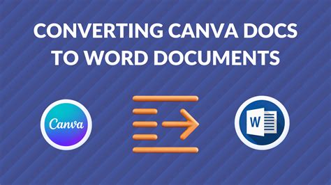 Converting Canva Docs To Word Documents Canva Templates