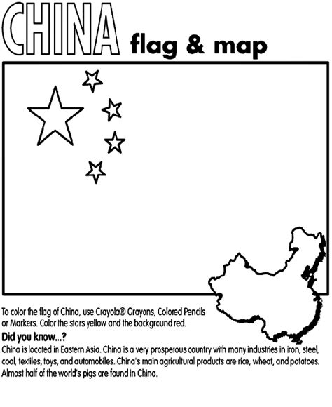 Chinese Flag Coloring Page Printable Boringpop The Best Porn Website