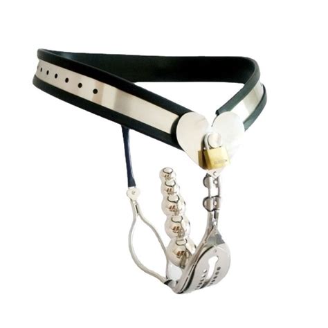 Steel Female Chastity Belt With Vaginal Plug Sq16507 Smbsm