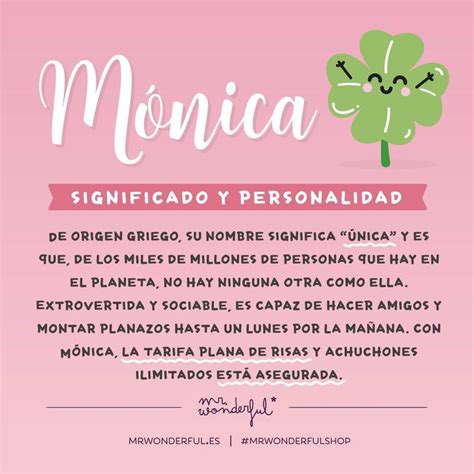 Monica Wonderful Frases Con Nombres Significados De Los Nombres My XXX Hot Girl