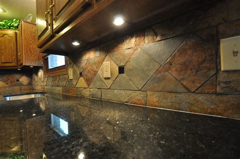 Obatuba Granite Countertops Natural Slate Tile Backsplash With Uba Tuba Granite Countertop