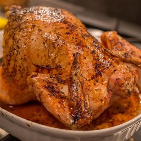 Baked chicken breast couldn't be easier to make or more delicious! Simple Whole Roasted Chicken Photos - Allrecipes.com