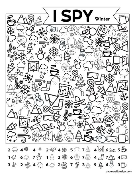 Printable I Spy Activity Sheets