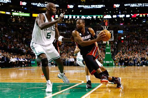 Kevin Garnett Guarding Dwyane Wade Boston Celtics History