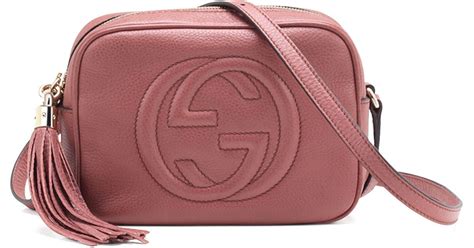 Gucci Soho Leather Disco Bag In Pink Lyst