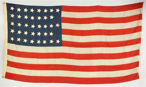 38 Star American Flag 1876 Cottone Auctions
