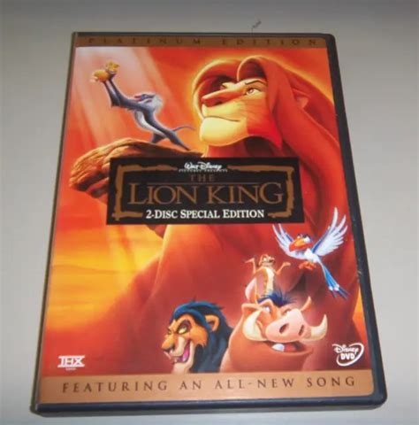 Walt Disney The Lion King Platinum 2 Disc Special Edition Dvd 125