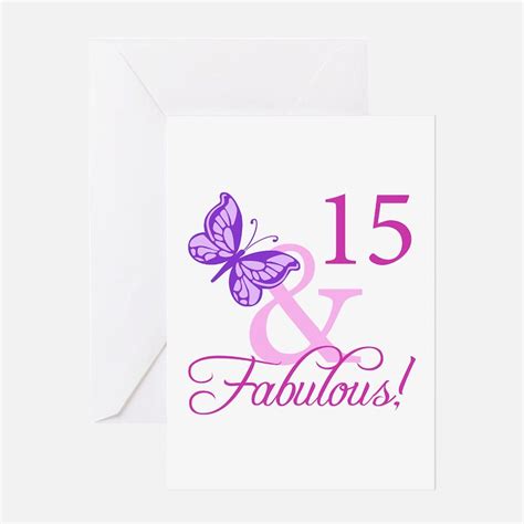 15 Year Old Birthday Greeting Cards Card Ideas Sayings Designs