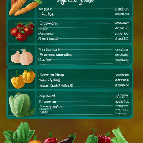 Lista De Legumes E Verduras Para Semana