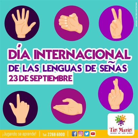 Día Internacional De Las Lenguas De Señas 23 De Septiembre Al Acecho Rd