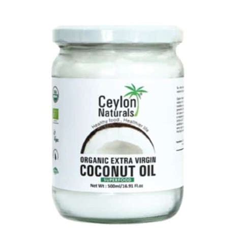 Ceylon Organic Extra Virgin Coconut Oil 500ml Buy Now