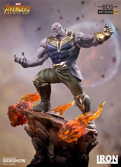 Infinity war unites all the heroes of the marvel cinematic universe, but captain america's role in the story isn't what we expected. Iron Studios Avengers Infinity War Thanos & Cull Obsidian ...