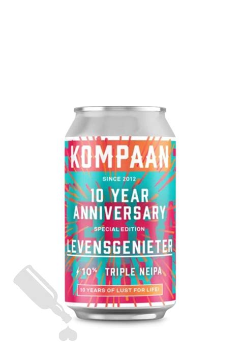 Kompaan Levensgenieter 10 Year Anniversary 33cl Passion For Whisky