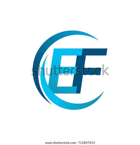 Initial Letter Ef Logotype Company Name Stock Vector Royalty Free