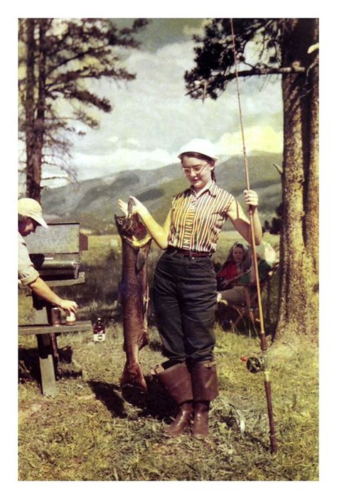 Pin By Matt On Everyday Vintage People 40s 50s Vintage Fishing Photos