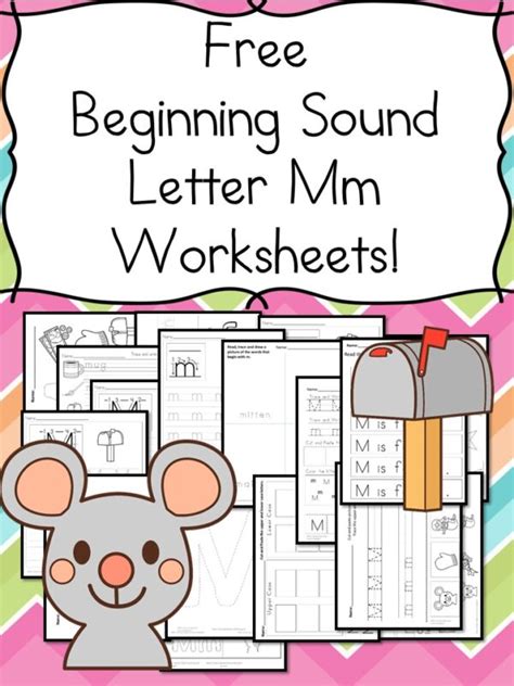 Beginning Sounds Letter M Worksheets Free And Fun