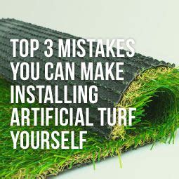 Perfect turf llc will also be happy to. Top 3 Mistakes You Can Make Installing Artificial Turf Yourself | Installing artificial turf ...