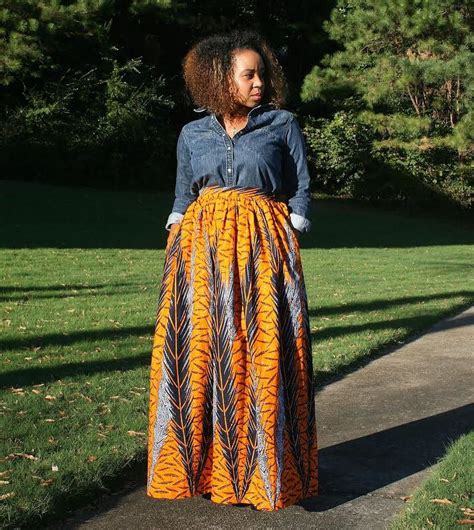 Stunning Trendy And Stylish Ankara Maxi Skirts For Ladies 2021
