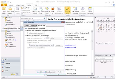First Glimpse Of Ms Office 2010 Outlook 2010