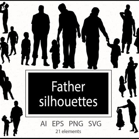 Father Svg Dad Svg Father And Son Svg Png Eps Ai Dad Etsy