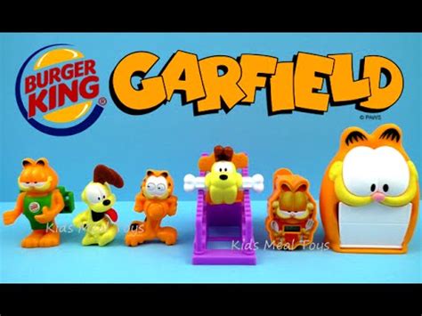 Biete hier 2x skipbo junior barbie vom happy meal vom mc donalds zur abgabe an. 2016 BURGER KING GARFIELD THE CAT SET OF 6 KING JR KIDS MEAL TOYS REVIEW - YouTube