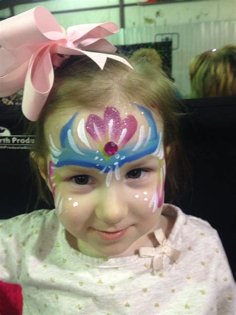 Elsa And Anna Face Painting Crown Both In One Rachelsfacepainting