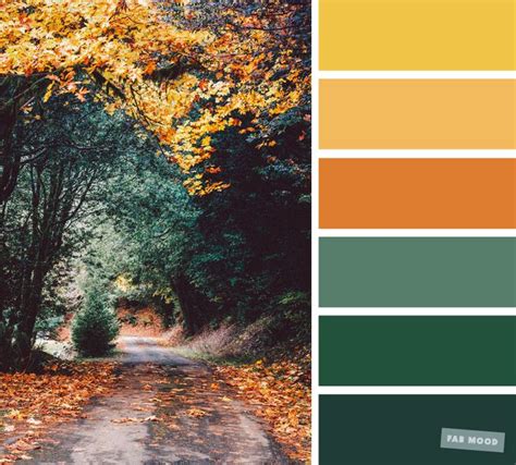 59 Pretty Autumn Color Schemes Green Orange Yellow
