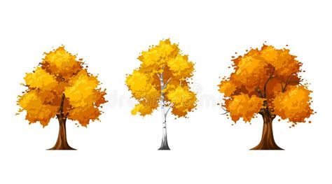 Autumn Oak Tree Stock Vector Illustration Of Background 34452936