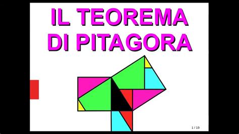 Geometria2 Il Teorema Di Pitagora Applicazioni Youtube
