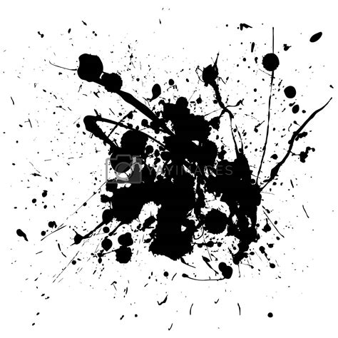 Black Splat Ink By Nicemonkey Vectors And Illustrations Free Download