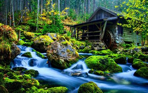 Hd Old Water Mill Wallpaper Download Free 65694