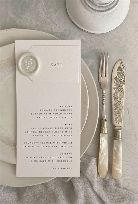 Add A Special Touch To Your Guests Dining Experience With Our Simple